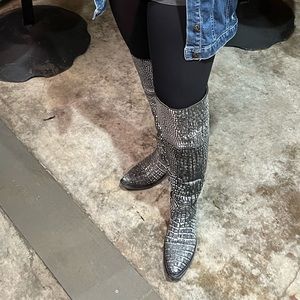 Freebird Wynonna Croc OTK Boots